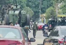 ADC faults FG for deploying armoured vehicles to INEC headquarters